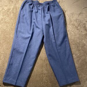 Alfred Dunner Blue Women's Trousers